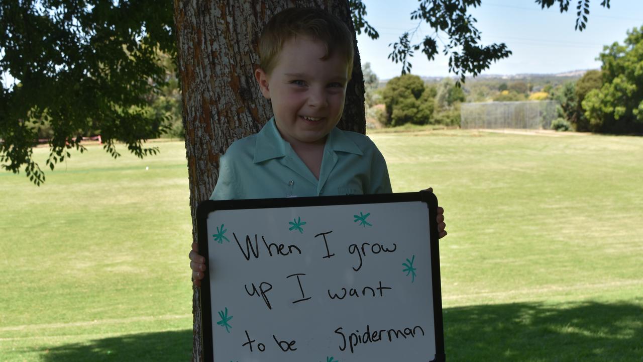 My First Year - Lutheran School Wagga Wagga students say what they would like to be when they grow up. Picture: Sam Turner