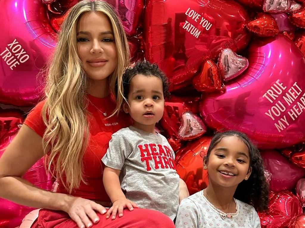 Khloe shares two children, Tatum and True, with her ex Tristan Thompson.