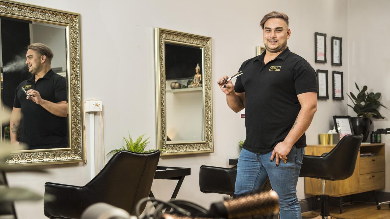 RMV Hair owner Robbie Verwey (Moore) is excited to be named as the best hairdresser in The Chronicle's 2021 Best of Toowoomba series, Wednesday, August 4, 2021. Picture: Kevin Farmer