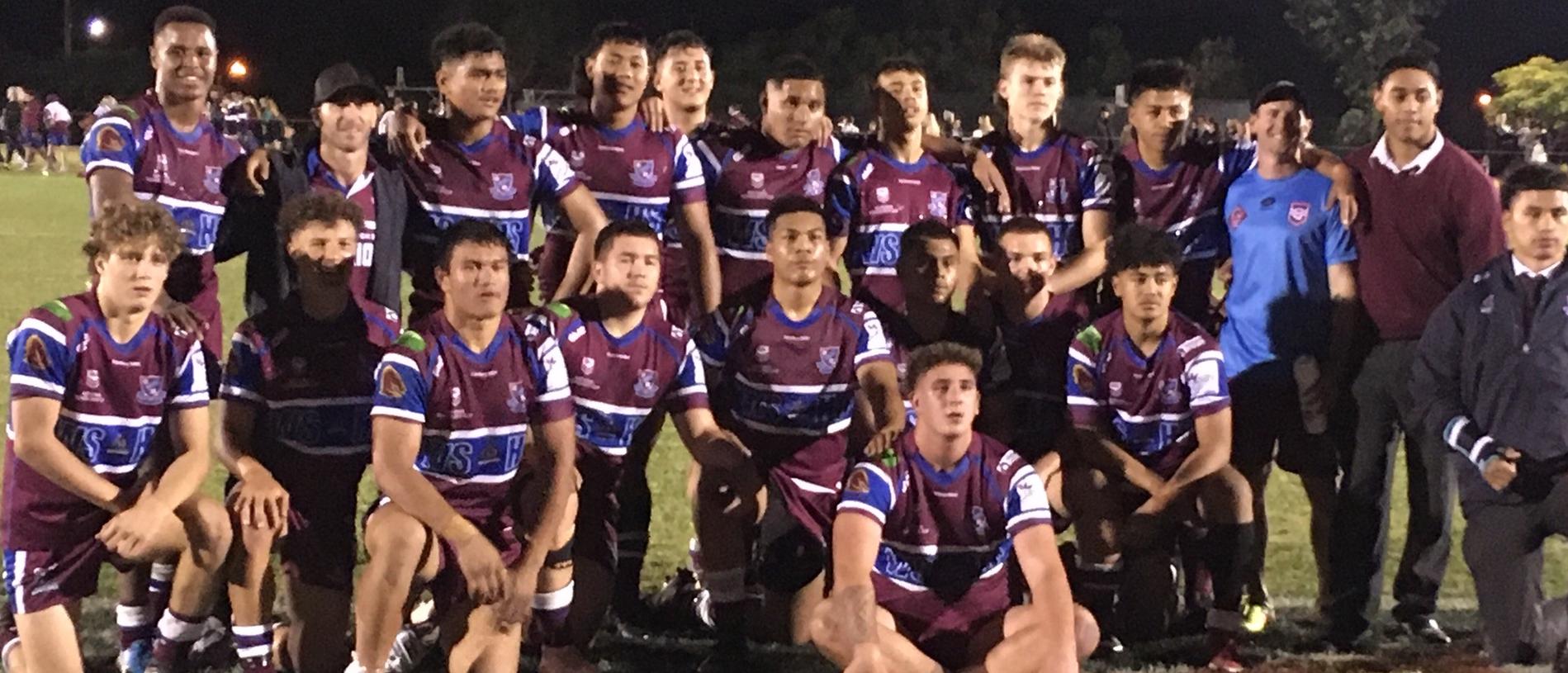 Wavell SHS after last night's win.