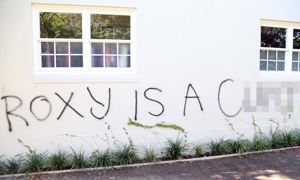 Cruel words were scrawled in giant letters on the wall of her Sweaty Betty office.