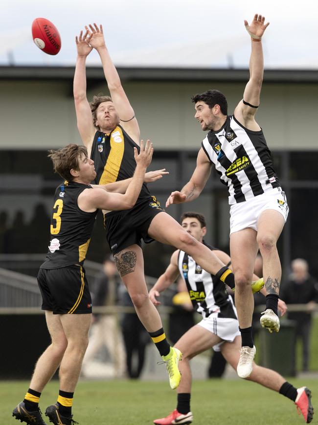 The Tigers and Glenorchy have produced two tight tussles aleady this year. Picture: Chris Kidd