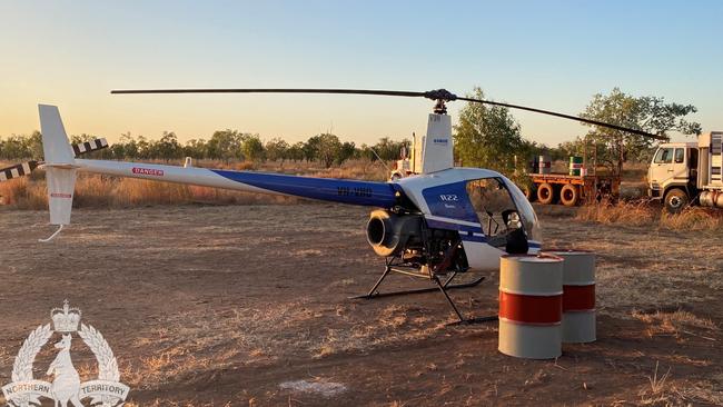 NT Police have arrested a 50-year-old man on Tuesday May 17 after he allegedly stole a Robinson Helicopter R22 from a Weddell airfield.