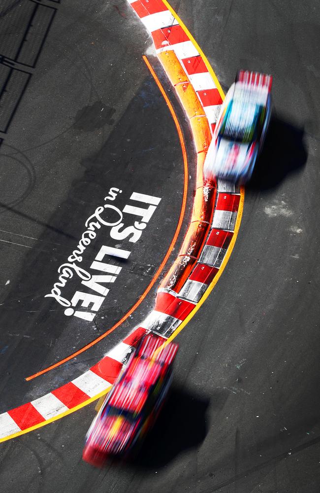 The Gold Coast 600 is renowned for its punishing chicanes. Picture: Nigel Hallett.