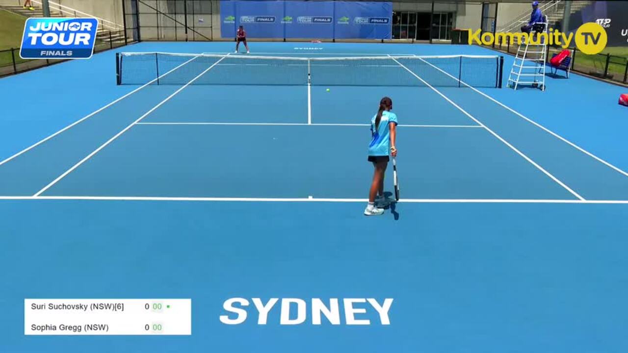 Replay: Suri Suchovsky v Sophia Gregg (U14 Girls Singles) – 2024 Tennis Australia Junior Tour Masters U12, U14 Day 3