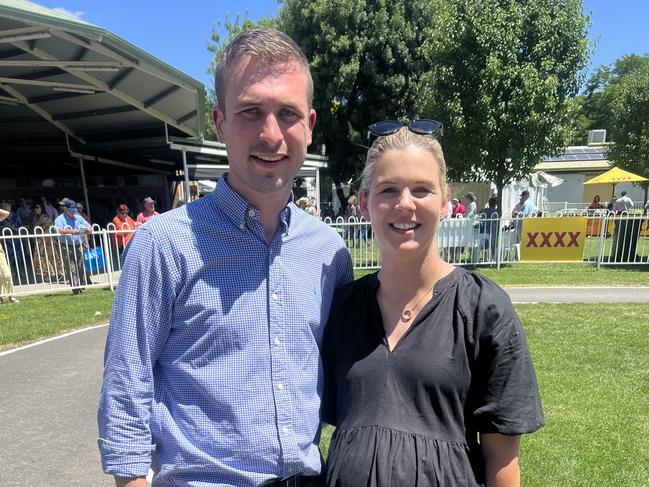 Darrell Burnet and his wife Brittany. Photo: X.