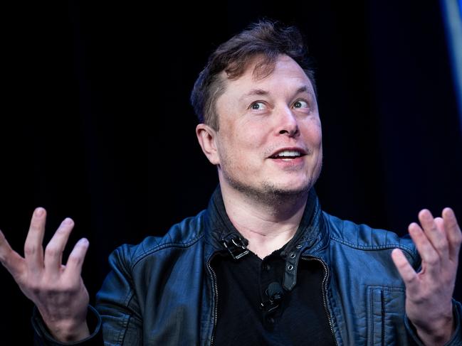 (FILES) In this file photo Elon Musk, founder of SpaceX, speaks during the Satellite 2020 at the Washington Convention Center on March 9, 2020, in Washington, DC. - President Donald Trump sided with Tesla on May 12, 2020, calling for California authorities to allow the reopening of the electric carmaker's assembly plant after company chief Elon Musk said he was defying local authorities. Trump's comments came a day after Musk said he was restarting production at the plant in Fremont, California and after a series of angry tirades against the state's lockdown policies to contain the coronavirus pandemic. (Photo by Brendan Smialowski / AFP)