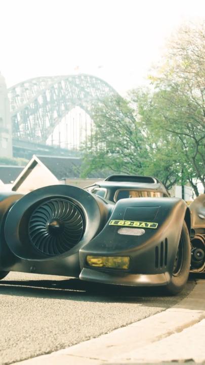 Ride in the 89 Batmobile with Uber in Sydney