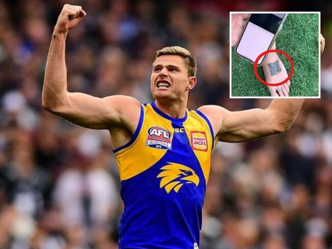 Nathan Vardy's tattoo has to be seen to be believed.