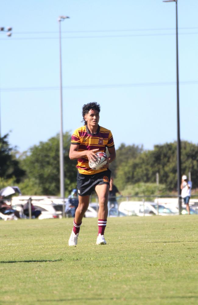 Ballymore Cup rugby action at the Albany Creek Brumbies Junior Rugby Union Club on Friday, April 12, 2024.