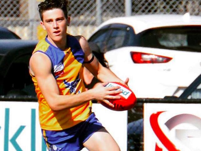 Luke Nelson in action for Noble Park in the Eastern Football League (EFL). Picture: Supplied