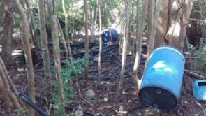 Images showing rubbish from a Cairns Regional Council audit of Double Island undertaken in 2019. Picture: Supplied