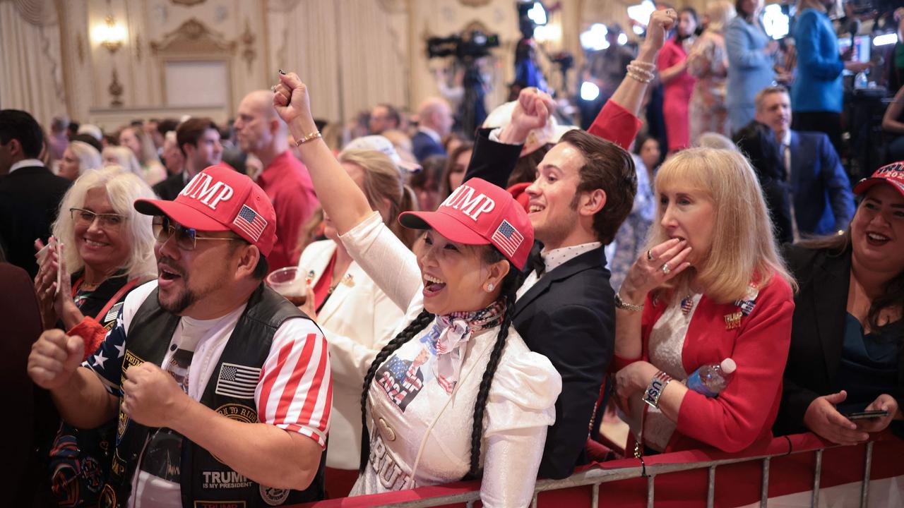 Donald Trump supporters. Picture: Getty Images