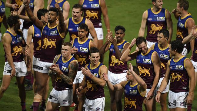 Brisbane will host the AFL Grand Final in 2020, with the Lions a real chance of making it. Picture: Getty Images.