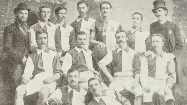 The second NSW soccer team to visit Victoria, circa 1885.