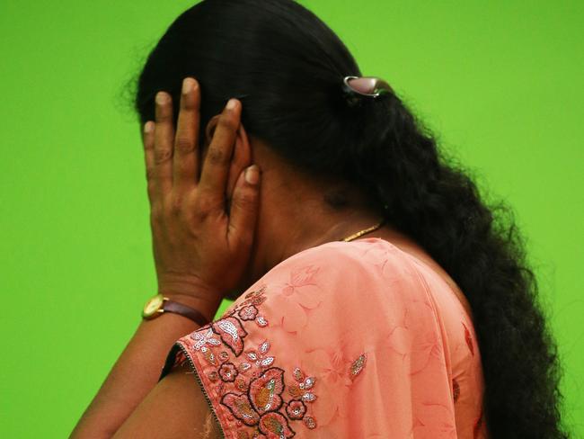 A Sri Lankan refugee photographed in Chennai, India, who knew of refugees selling organs to get to Australia. Picture: Gary Ramage