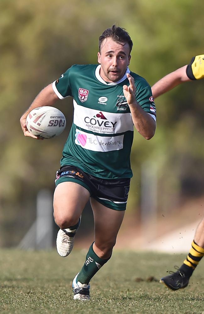 Lachlan Price in a match for Maroochydore against Caloundra.