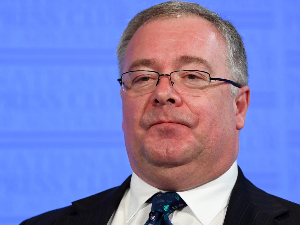 Executive Director of the Australian Strategic Policy Institute Peter Jennings at the National Press Club in Canberra. Picture: AAP