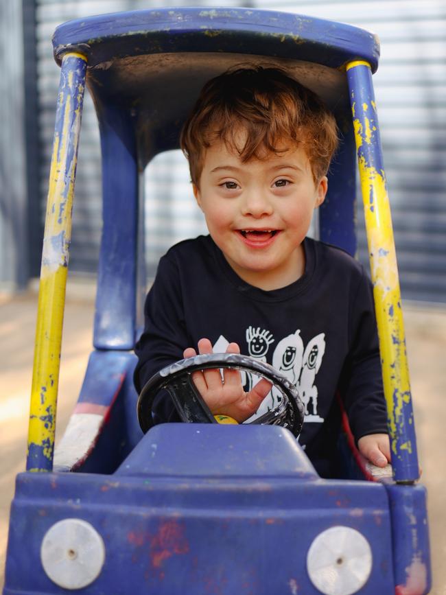 Koa Munro is a finalist in the cutest kindy kid competition. Picture: Supplied