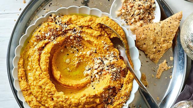 Make some roast vegetable hummus.