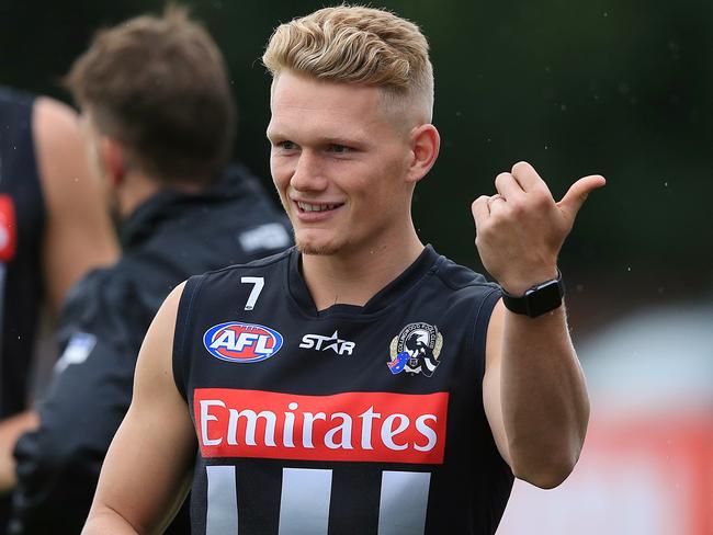 Collingwood training Adam Treloar Picture:Wayne Ludbey