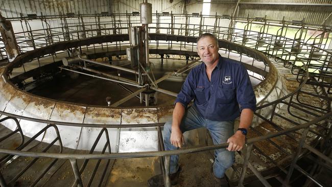 Mark Billing, acting president at United Dairyfarmers of Victoria, said electricity was just the latest in a succession of input price hikes set to hit producers this season. Picture Yuri Kouzmin