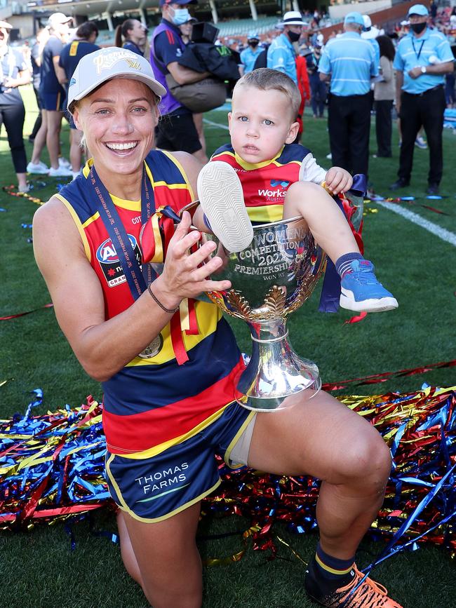 Erin Phillips has been one of the trailblazers of AFLW. Picture: Sarah Reed/AFL Photos via Getty Images