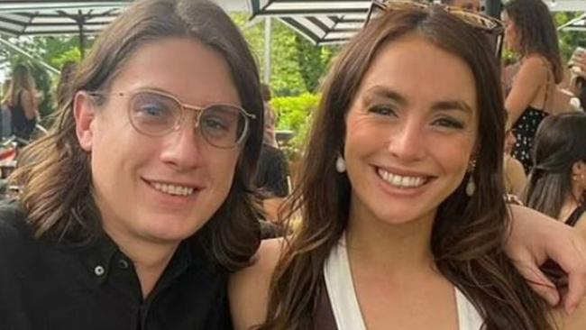 James Casey with his sister Mackenzie. Picture: Instagram
