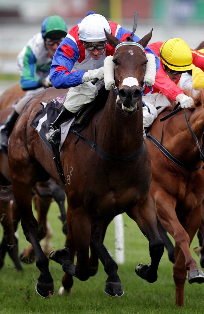 $133,500: The Robert Smerdon-trained Mosheen wins the 2012 Blazer Stakes.