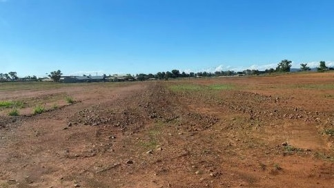 The Site at St John’s College in Dubbo where the amenities will be constructed.