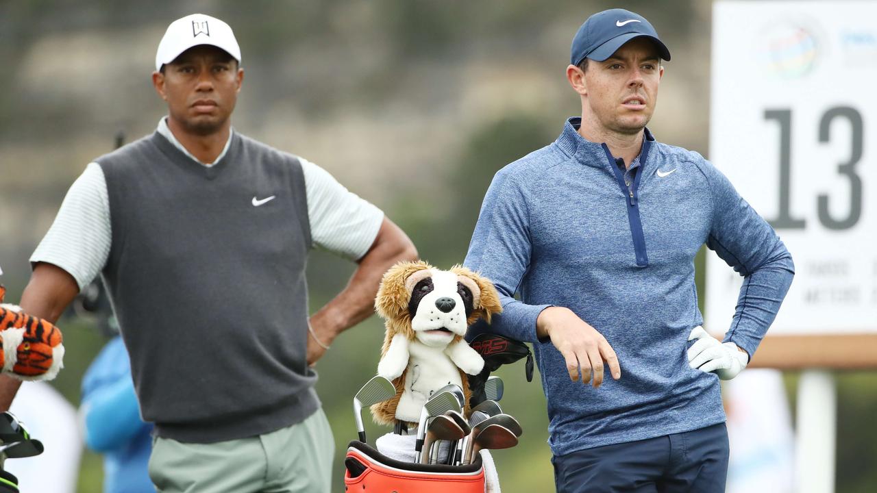 Tiger Woods and Rory McIlroy.
