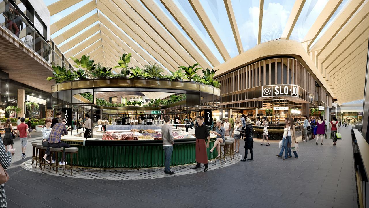 An artist’s impression of redevelopment proposals for Vicinity Centres’ Chadstone Shopping Centre in Melbourne.