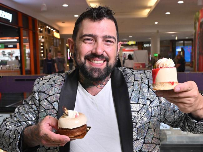 APRIL 21, 2024: Jeremy Allan from Urban Desserts at Noarlunga Centre has won Pastry Chef of the year at the National Cake oscars. Picture: Brenton Edwards