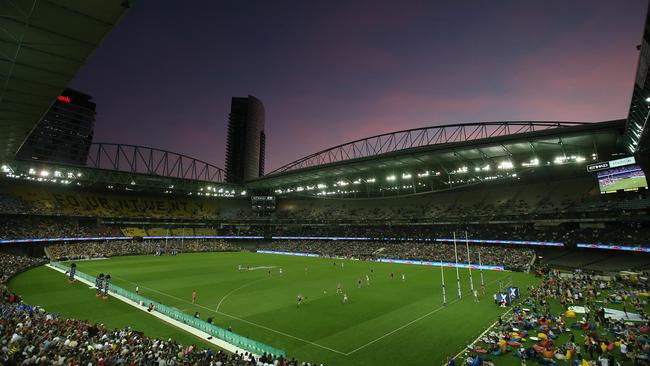 AFLX being played at Etihad Stadium. Picture: Michael Klein