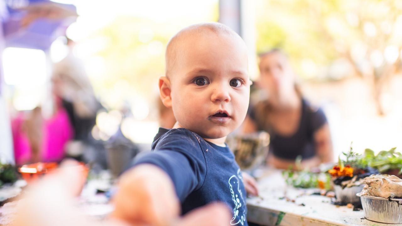 Children had at absolute blast at Messy Play Nambour on Wednesday. Photo: Joseph Byford Photography