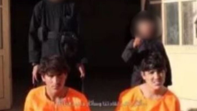 ISIS-K has filmed videos of children executing people. Picture: Supplied