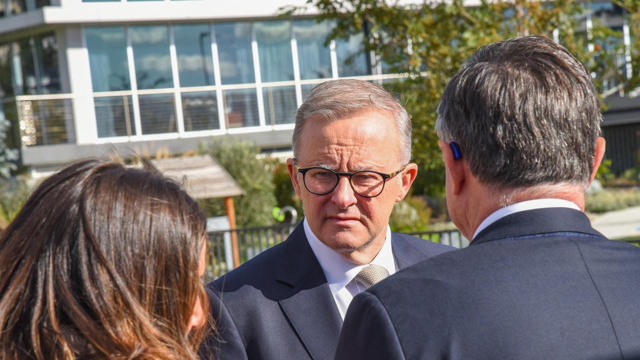 Opposition leader Anthony Albanese’s seat of Grayndler is among those getting a promise of cash for a pool. Picture: Alex Treacy