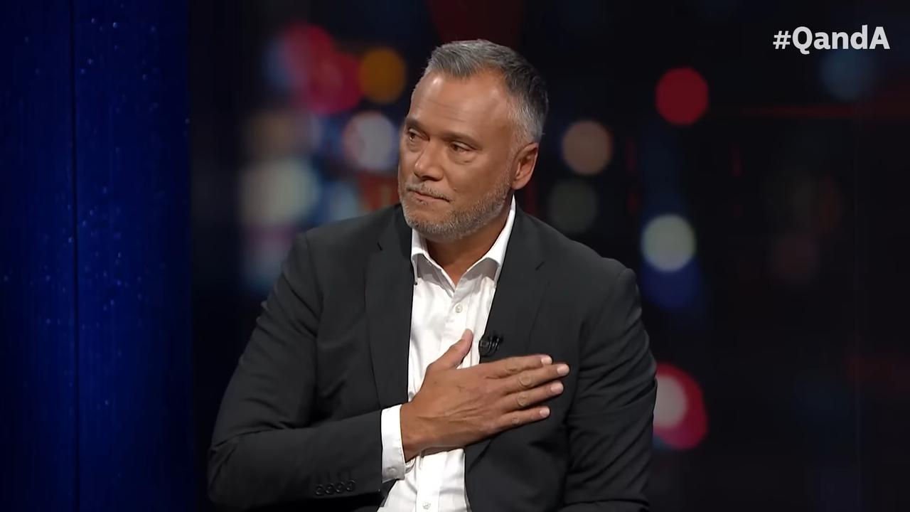 ABC Q+A host Stan Grant on his final show on May 22. Picture: ABC