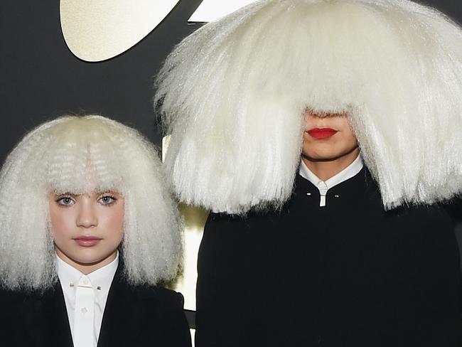 LOS ANGELES, CA - FEBRUARY 08: Dancer Maddie Ziegler and singer/songwriter Sia attend The 57th Annual GRAMMY Awards at the STAPLES Center on February 8, 2015 in Los Angeles, California. (Photo by Larry Busacca/Getty Images for NARAS) annettepix