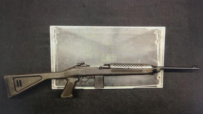 Weapons, including a 223 M1 Carbine, were among those recovered by NSW Police Strike Force Sitella. Picture: Supplied.