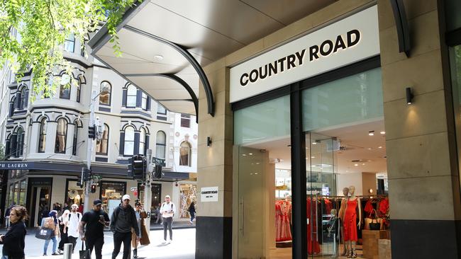 10/10/2024. Country Road flagship stores is Sydney's CBD. Britta Campion / The Australian