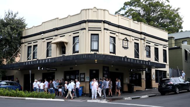 A group called the "Members of the Peoples Republic of Paddington" are opposing the sale of the Four in Hand hotel in Sutherland st, Paddington.