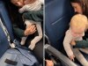 I use velcro to stick my toddler to plane seats