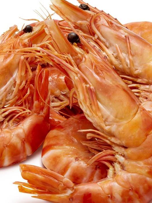 Around 60 per cent of Christmas prawns are bought in the two days before December 25.