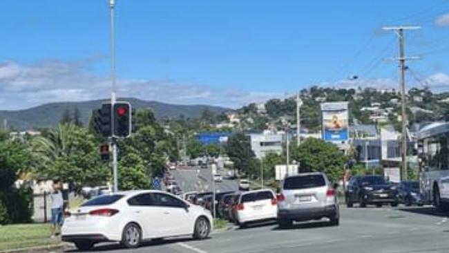 Mass testing lines on Newmarket Road. Photo: Supplied