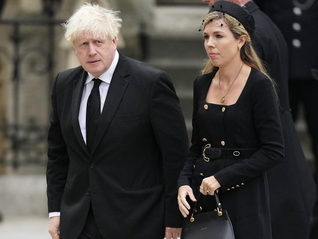 Former Prime Minister of the United Kingdom Boris Johnson and Carrie Johnson (Photo by Christopher Furlong/Getty Images)