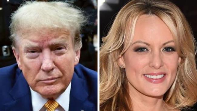 Stormy Daniels testifies in the Donald Trump case.