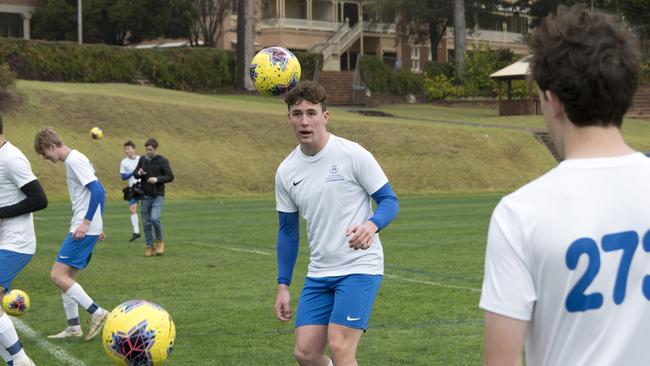 Henry Wells, at Toowoomba Grammar School . TGS soccer camp.