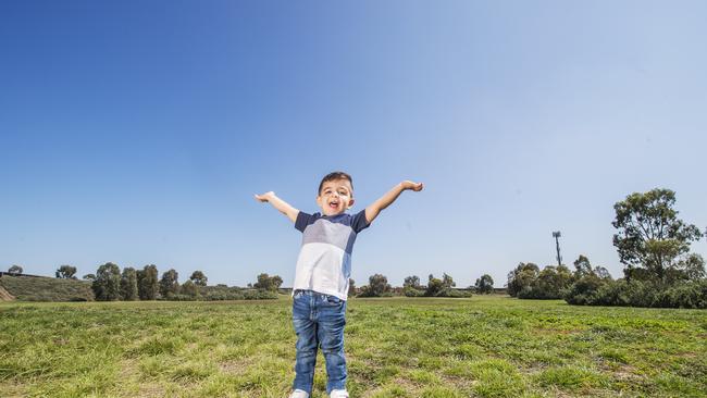 Whittlesea’s Valentino can’t wait to play at the revamped public gardens.