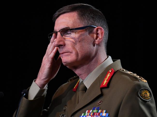 Chief of the Australian Defence Force General Angus Campbell. Picture: Getty Images